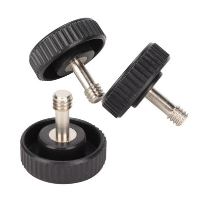3x 1/4in Male Female Socket Screw Adapter Thumb Knob Quick Release For Camer SET