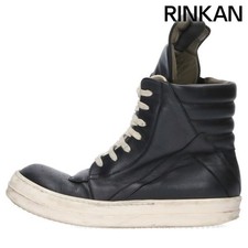 Rick Owens GEOBASKET Leather High-top Sneaker...