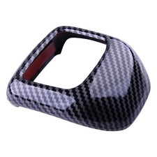 Auto Kohlefaser Stil Schaltknauf Abdeckung Rahmen passt für Nissan Pathfinder