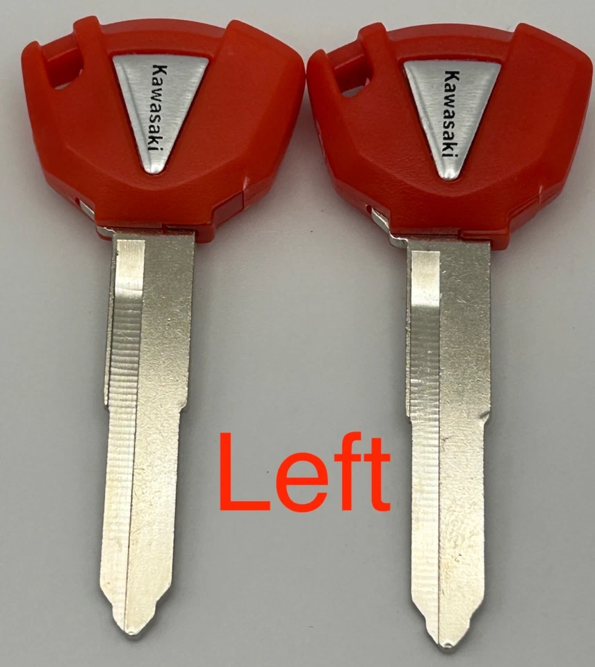2 Key Blanks Kawasaki KZ200 KZ250 KZ400 KZ440 LTD 250 400 440 500 Tengai G1400 - Image 2 of 3