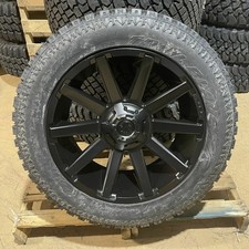 20x9 Fuel D437 Contra Black Wheels 32 Atturo At Tires 6x5.5 22 Toyota Tundra