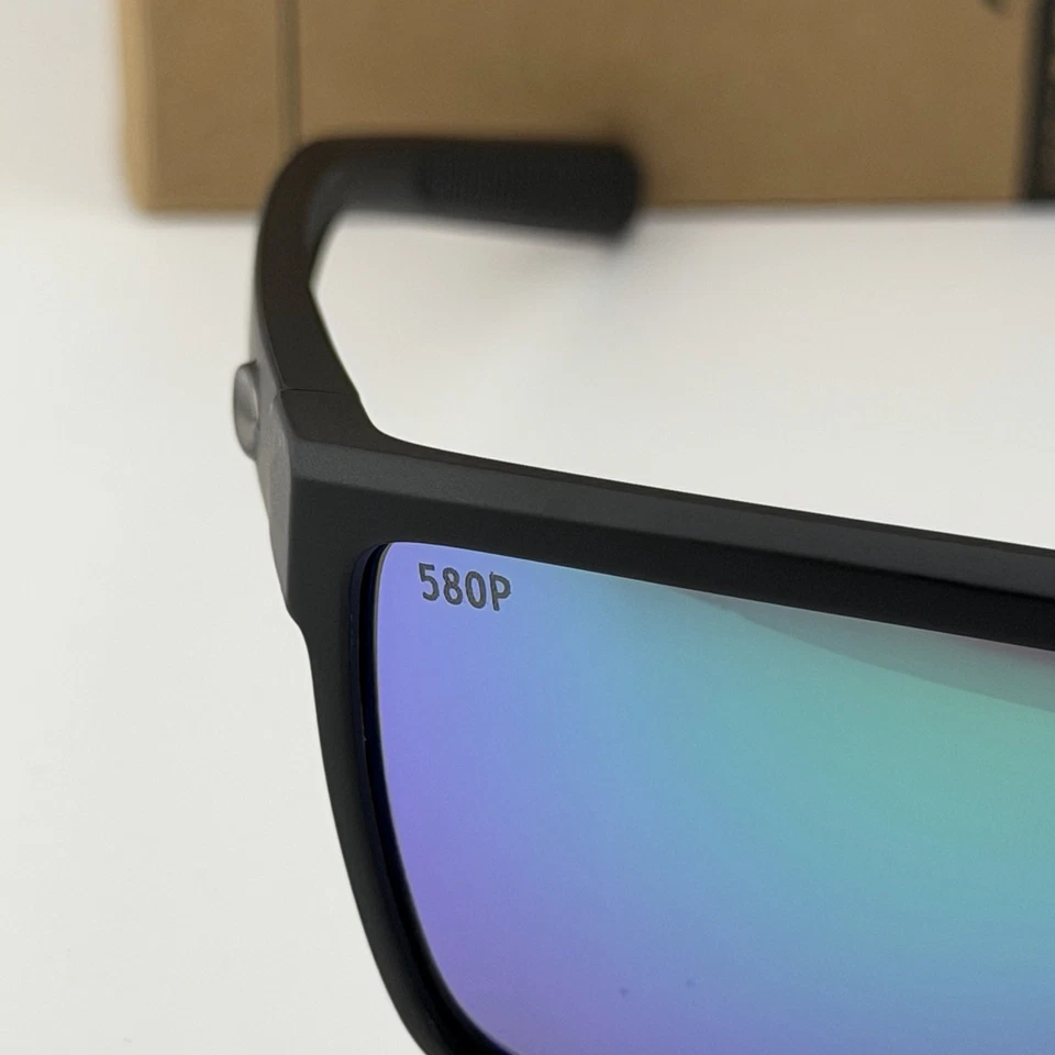 Costa Del Mar Rinconcito Polarized Matte Black/Blue Mirror 580P Sunglasses - Image 4 of 4