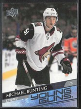 2020-21 UD Extended Series Michael Bunting 727 Young Guns RC