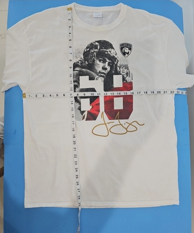 Camiseta blanca vintage de los Florida Panthers Jaromir Jagr para hombre talla XL Foto 4 de 4