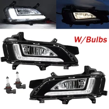 LED DRL Fog Lights Driving Lamp Set Pair For 2019 2020 2021 Hyundai Tucson New