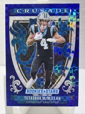2025 Panini Rookie & Stars Tetairoa McMillan (RC) Crusade Blue Plaid