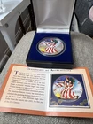 2001 American Eagle Silver Dollar In Full Color Walking Liberty 1oz Fine Silver