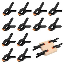 Spring Clamps 12 PCS Balloon Arch Clips, Clamps for Backdrop Black Clips for ...