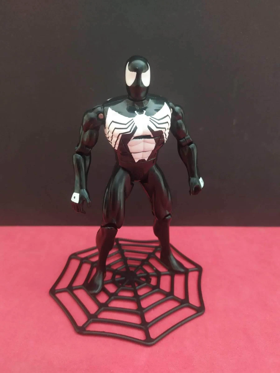 figura muñeco de accion spiderman negro toy biz marvel años 90