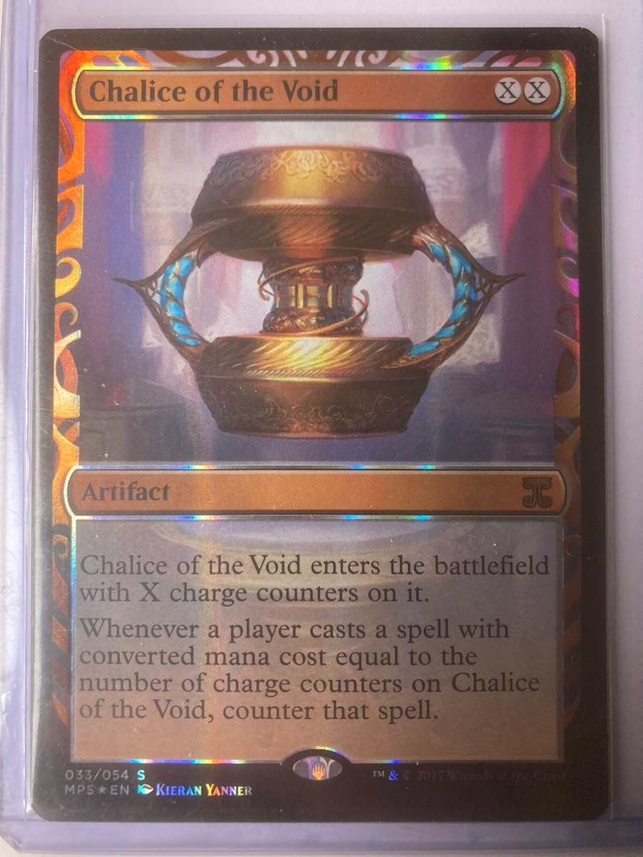 Chalice of the Void Kaladesh Invention Masterpiece FOIL MTG Magic Card Near  Mint