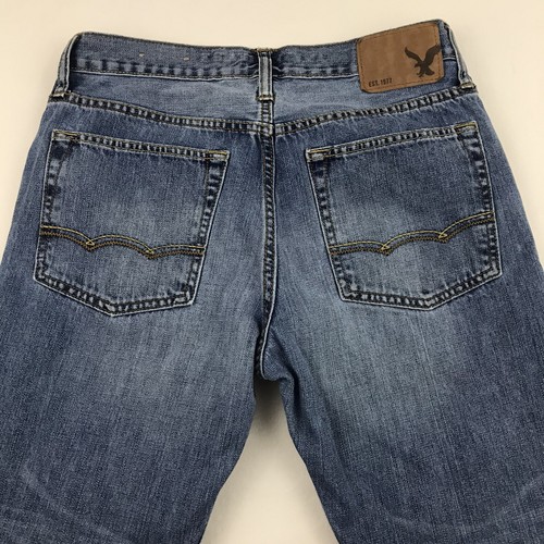 American Eagle Mens Loose Fit Jeans Size 31x30 Measure 30x28 - Picture 5 of 11