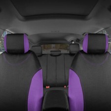 Car Seat Covers For Women Full Set Front And Rear Seat Protectors Purple