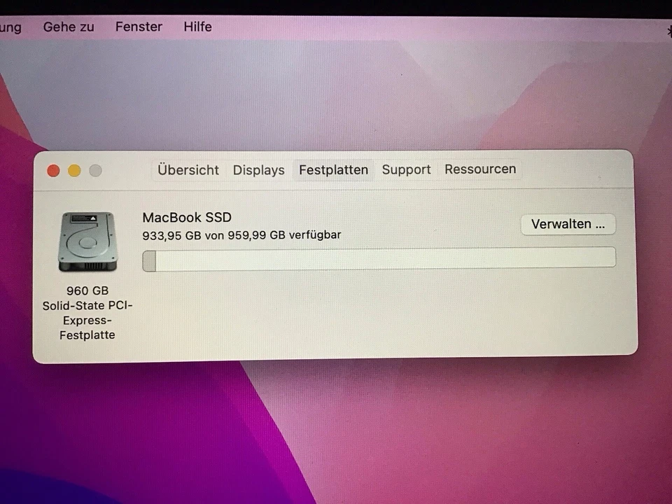 APPLE - MacBook Pro - 2015 - Retina - 2.7GHz i5 - 8GB - 1000GB SSD - Bild 2 von 4