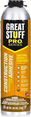 Great Stuff 343087 Construction Adhesive - 1 Each 26.5 Oz.