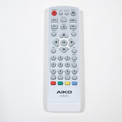 AIKO STB255 STB Set Top Box TV Tuner Remote Control - Genuine OEM - Tested!