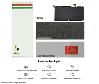 Batteria Per Notebook ASUS VivoBook B31N1336 - 48Wh 11.4V - Compatibile S551 R553 R553LN
