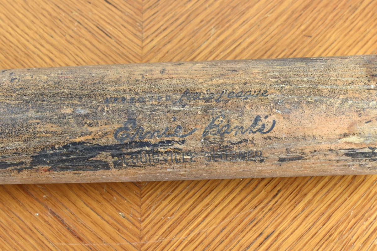 Vintage Ernie Banks Powerized Louisville Slugger 125J 30 Inch Wood