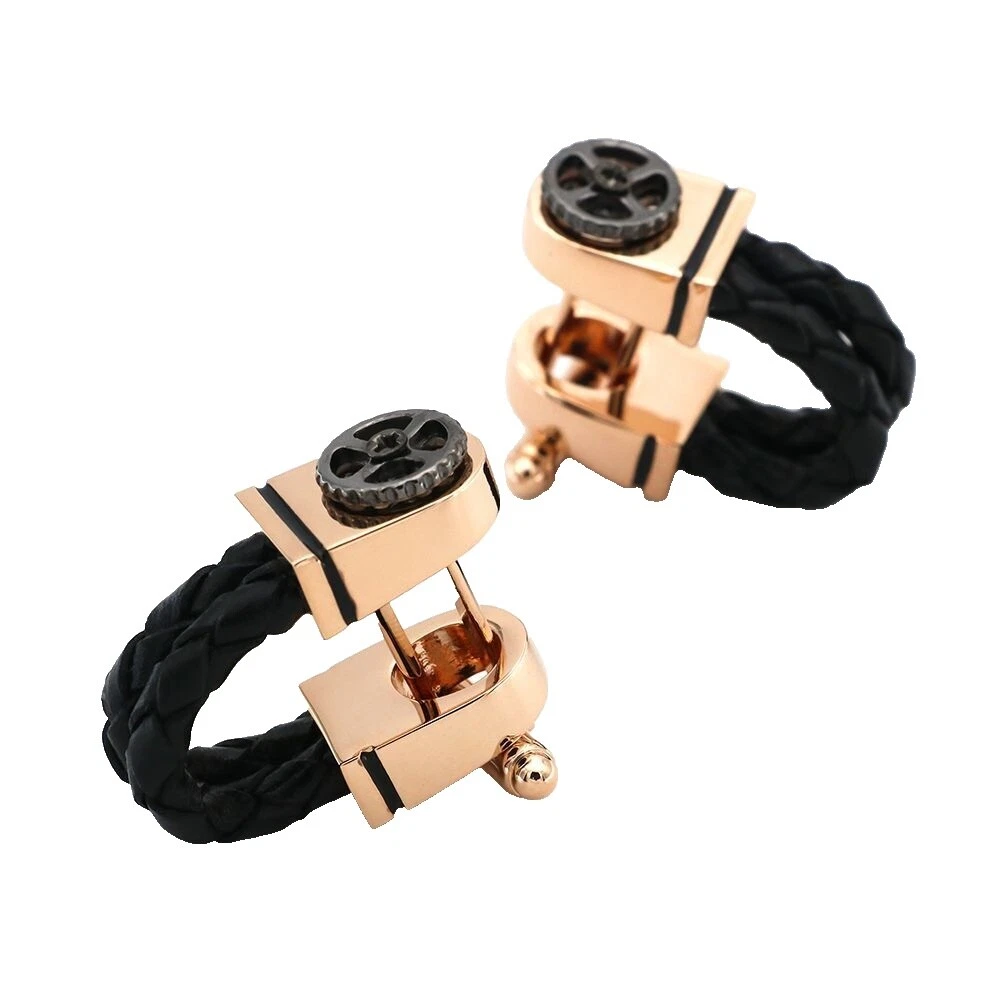 Ювелирные изделия кожаные для мужчин без камня медные