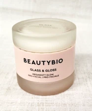 BeautyBio GLASS & GLOSS Megawatt Glow Pro-Facial Exfoliant & Hydrating Gloss NEW