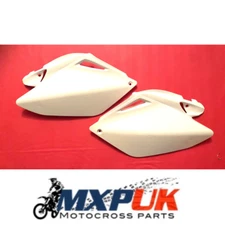 CRF250 2008 SIDE PANELS WHITE MXPUK CYCRA 2008 CRF 250 NUMBER BOARDS   (P918)