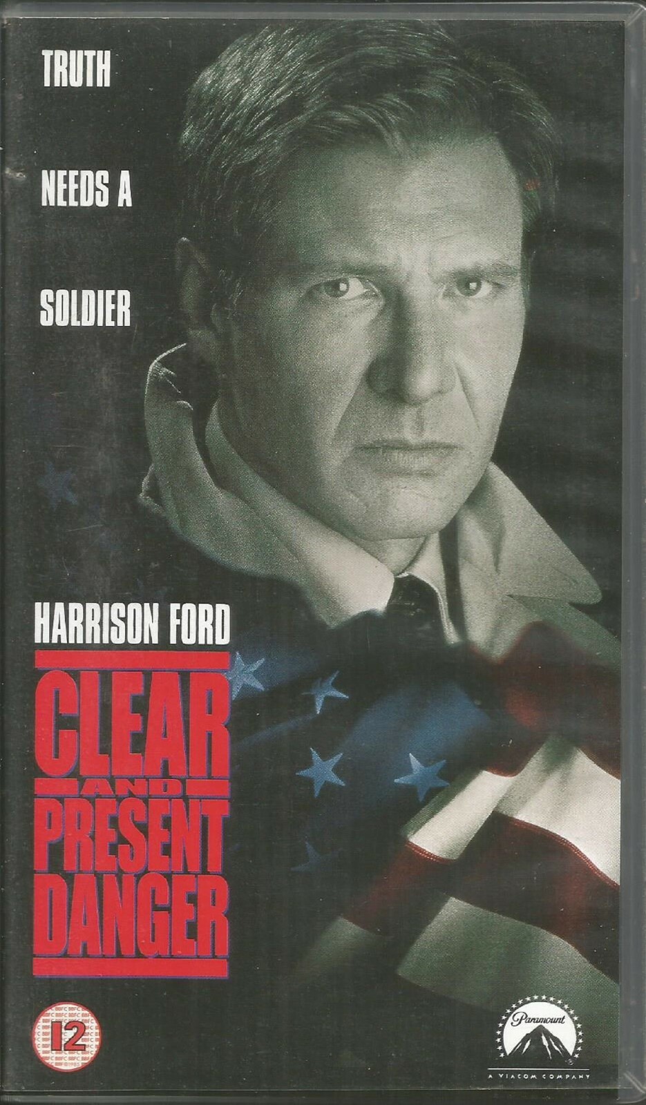 CLEAR AND PRESENT DANGER ~ HARRISON FORD ~ PAL REGION VHS 99p