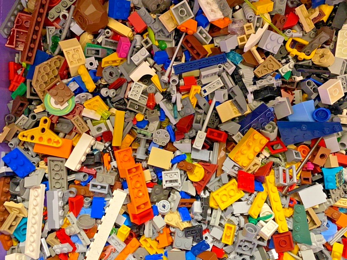 LEGO Bulk Lot Pounds Bricks Plates Specialty Builders Random Mix