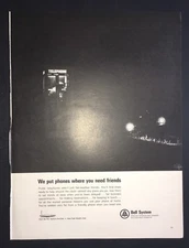 Life Magazine Ad 1965 BELL SYSTEM American Telephone and Telegraph