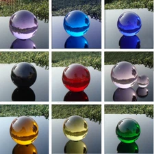 Hot 20mm - 60mm Quartz Crystal Glass Ball Feng shui Magic Healing Crystals Balls
