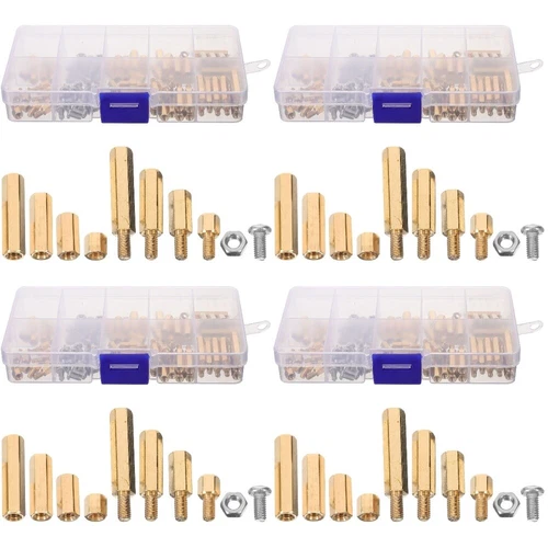  4 Sets Kupfersäulen-Set Computergehäuseschraube Abstandshalter Für Schrauben