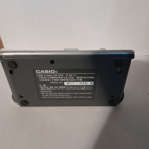 Casio Exilim Charger USB Cradle CA-21A Dockingstation--Untested, No Power Cord - Picture 2 of 5