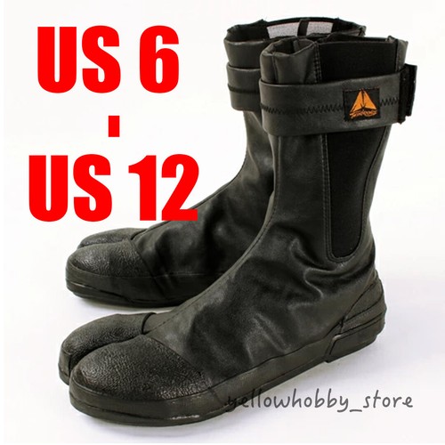 Ninja Tabi Boots JAPAN All Black 