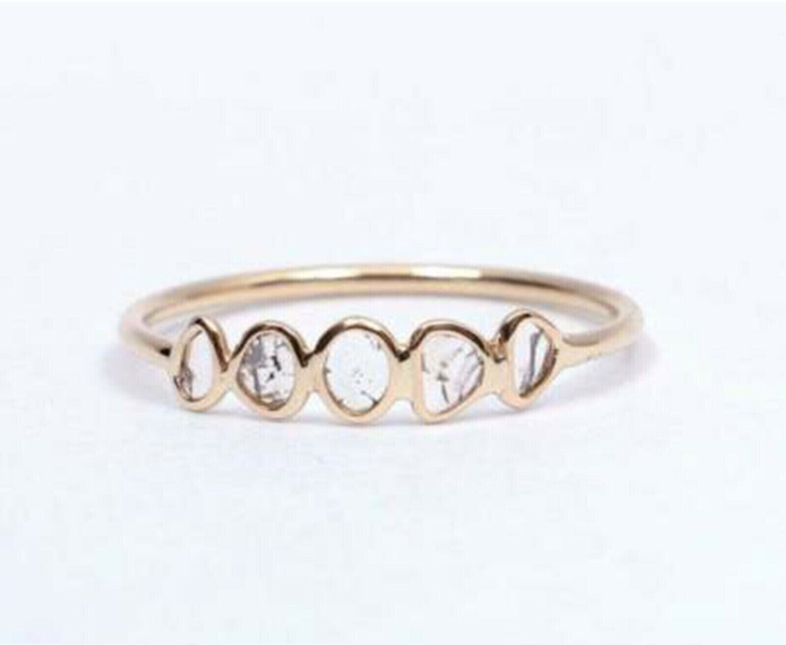 Elegant Minimalist Natural Diamond Ring for Women - Perfect Mother's Day Gift