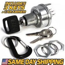 Key Switch Fits John Deere AMT 600 622 626 All Material Transporter w/3 KEYS