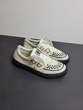 Demonia V-creeper-516 Hombre Negros Women Zapatos Creeper Demonia