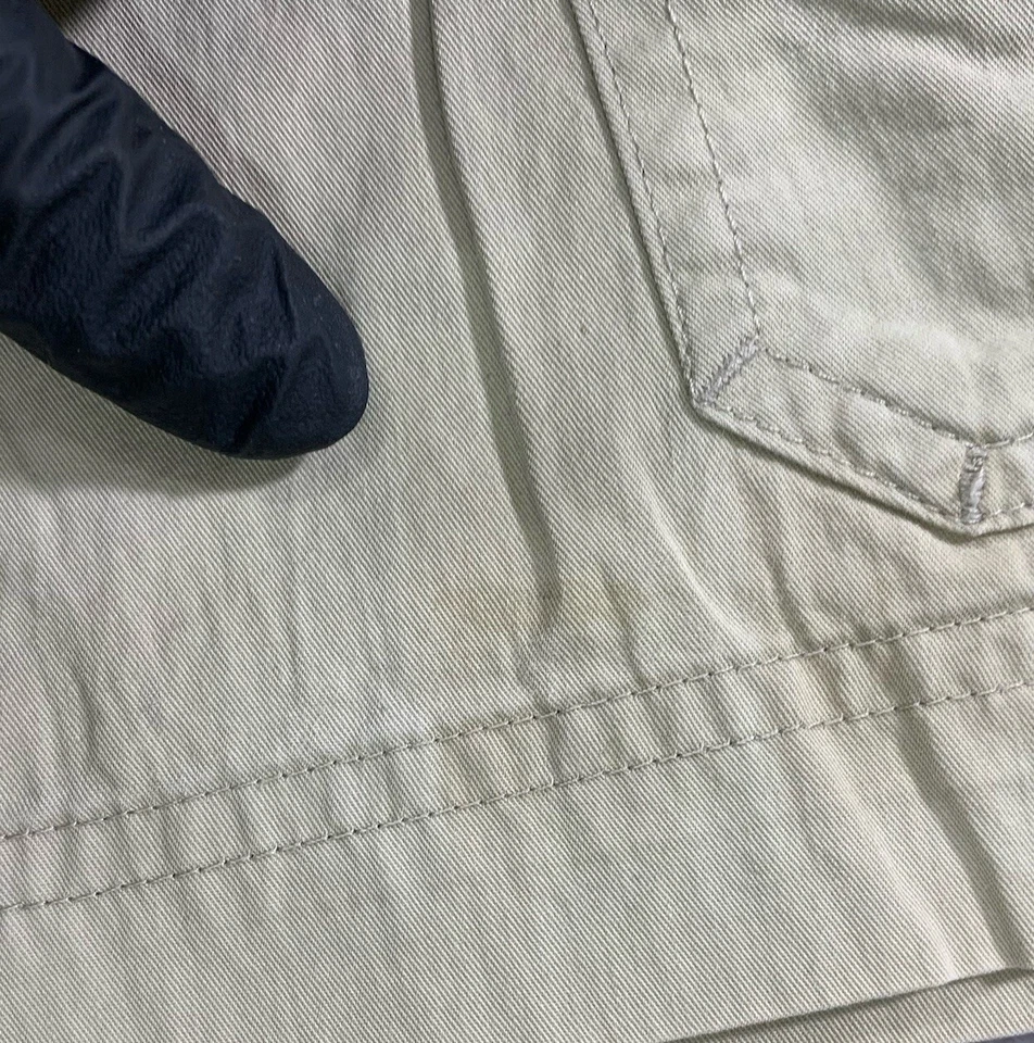Pantalones Cortos Marmot Para Hombre 38 Carga 11.5” Entrepierna 6 Bolsillos Ligeros Elastizados Beige Foto 4 de 4