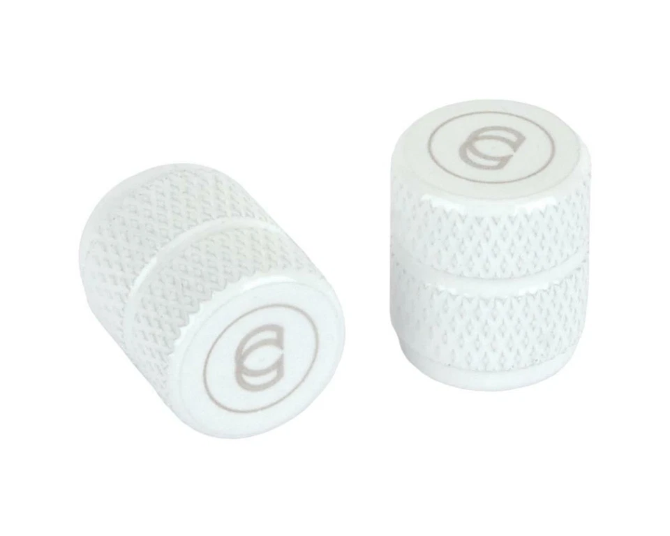Cinema Alloy Valve Caps (Schrader) (White) [CN6990WHT]