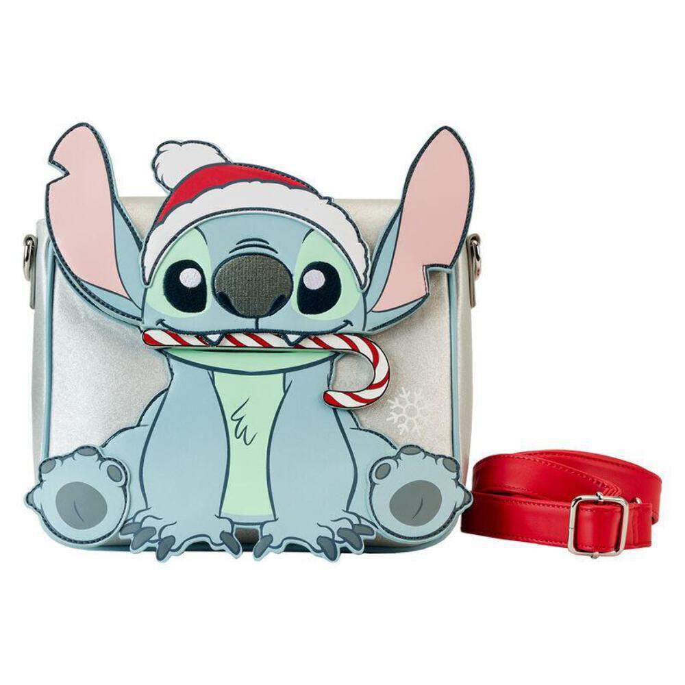 Bolso Bandolera Loungefly Disney Stitch Brillo Fan Coleccionable Mujer