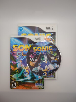 Sonic Colors (Nintendo Wii, 2010) Complete. Tested 