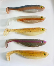 6" Soft Plastic Swimbaits Fishing Lures Pack of 5