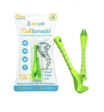 Tick Tornado Pro ZenPet Pet Dog Horse Cat Tick Removal Tool Quick Easy & Safe
