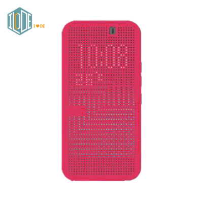 Original HTC Official One M9 / M9s Dot View Ice Premium Smart Cover Case - Pink