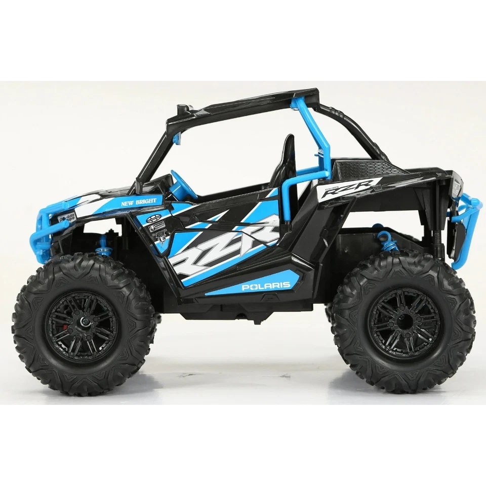 New Bright (1:14) Polaris RZR Battery Radio Control, 2.4GHz USB Blue, 1475U-2B - Image 3 of 4