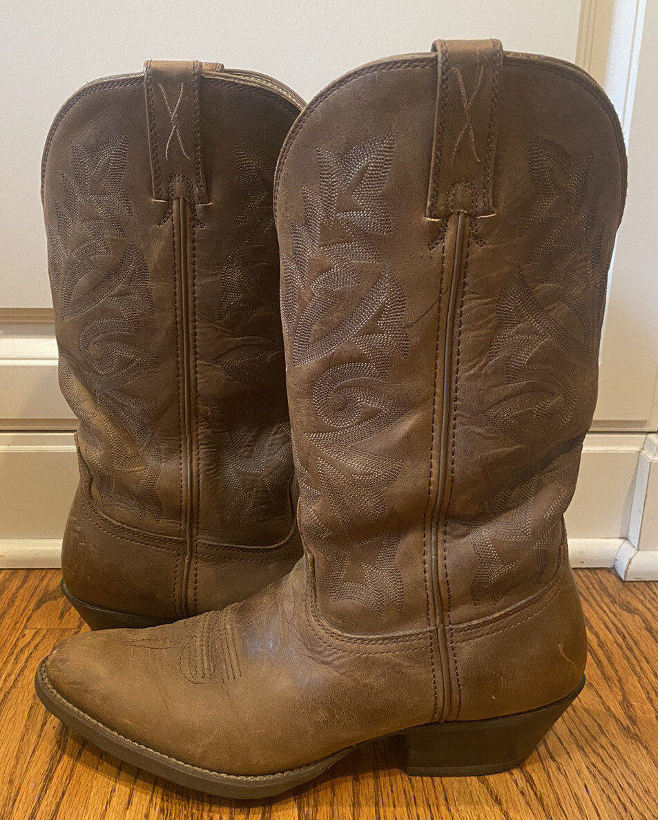 Twisted X Crafted Rustic Brown Leather Pull Up We… - image 1