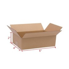 100 6x4x2 Cardboard Paper Boxes Mailing Packing Shipping Box Corrugated Carton