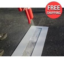 Parking Lot Line Stencil 4"x92" Reusable Marking for Parking Lot Pavement Lines