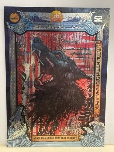 VENDETTA AGAINST MONETARY TYRANNY #16, Pacific Bitcoin 2023 Whale Pack, #240/250