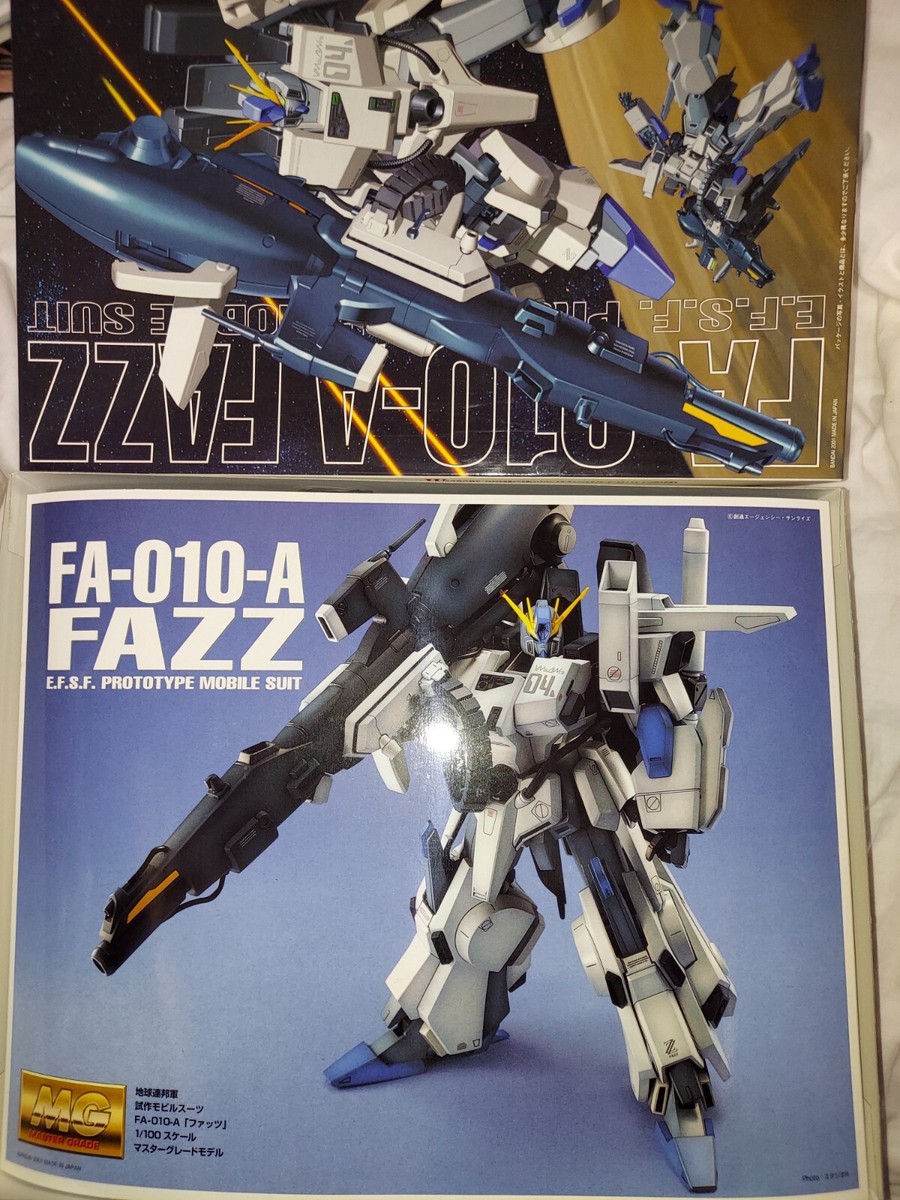 Bandai MG 1/100 FAZZ FA-010A Sentinal Colors plastic model