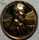 1957 Lincoln Wheat Penny PROOF ~ BD2036