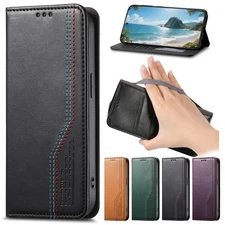 For Motorola Edge 2025/2024 PU Leather Flip Kickstand Card Slots SlimWallet Case