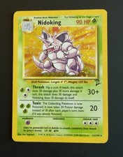 Pokémon TCG Nidoking Base Set 2 Holo Rare Card 11/130 WOTC on eBay